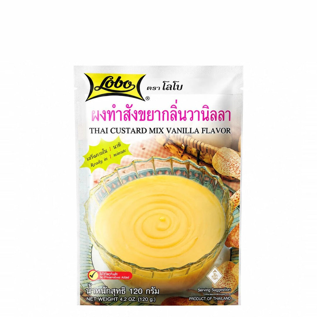 Lobo Thai Custard Mix Vanilla Flavour 120g × 6 — product cover