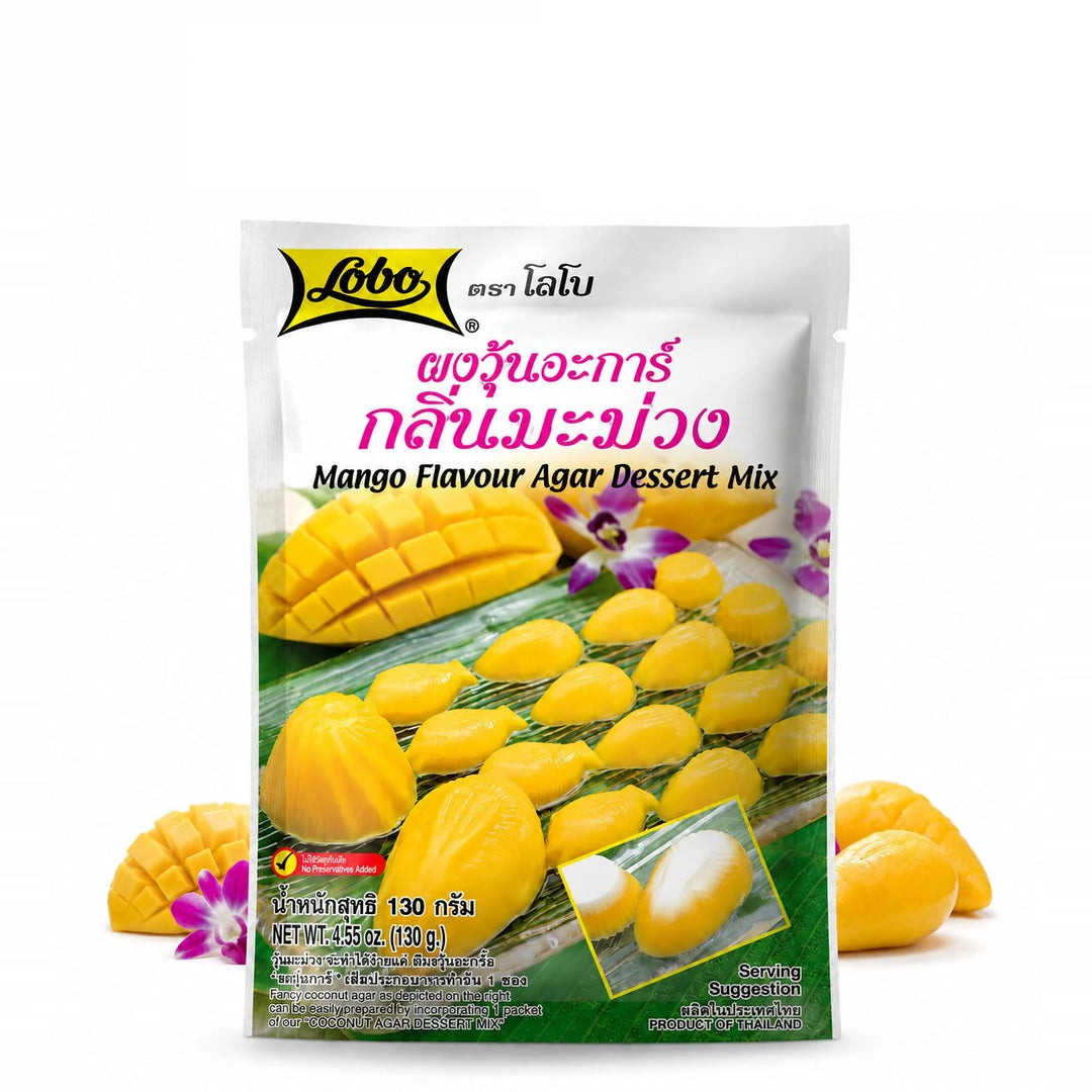 Lobo Mango Flavour Agar Dessert Mix 130g × 6 — product cover