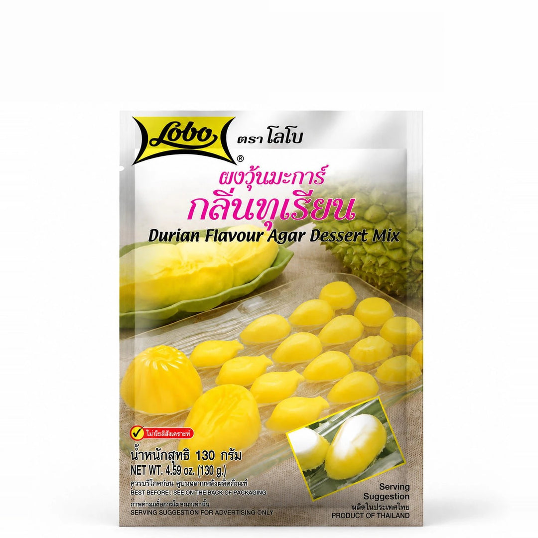 Lobo Durian Flavour Agar Dessert Mix 130g × 6 — product cover
