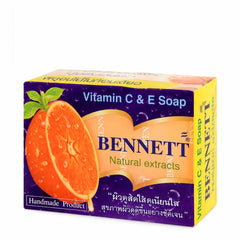 Bennett Natural Extracts Vitamin C & E Soap 130 g — 3 or 6 Bars — product photograph