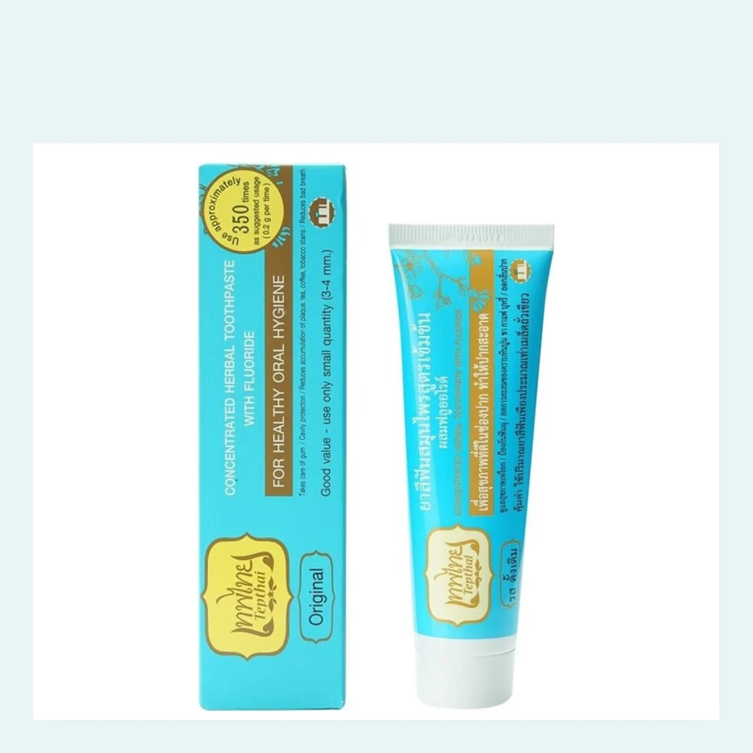 Tepthai Concentrated Herbal Toothpaste Original 70g – 3, 6 or 12 Pack — product photograph