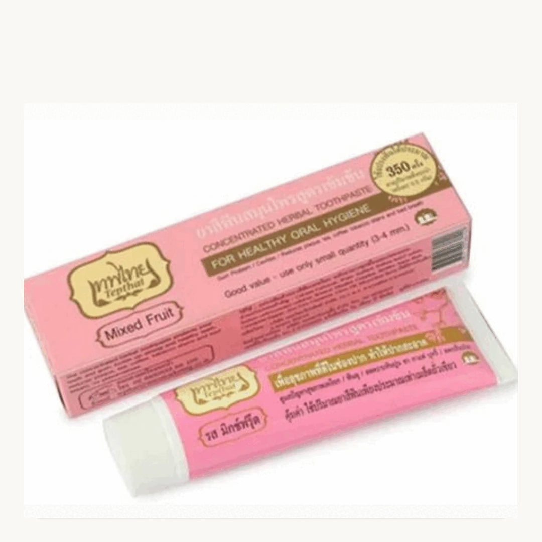 Tepthai Concentrated Herbal Toothpaste with Fluoride Mild Fresh Fruit 70g – 3, 6 or 12 Pack — product photograph