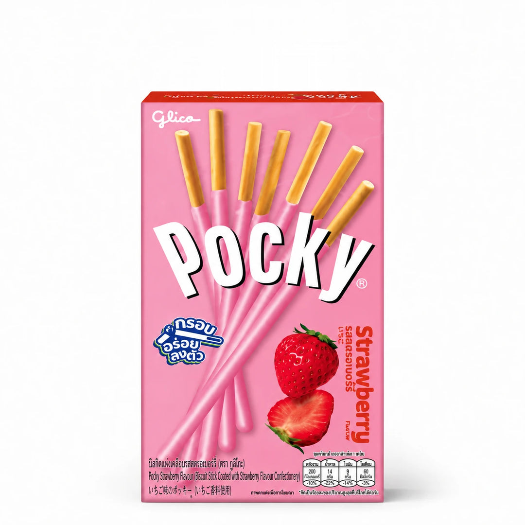 Glico Pocky Strawberry – 10 × 43 g — product cover