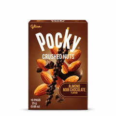 Glico Pocky Crushed Nuts Almond Noir Chocolate – 10 × 25 g — product cover