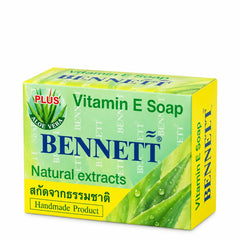 Bennett Vitamin E Aloe Vera Soap 130 g — 6 Bars — product photograph