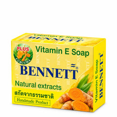 Bennett Vitamin E Curcuma Soap 130 g — 6 Bars — product photograph