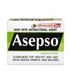 Asepso Hygienic Fresh Antibacterial Soap 80 g — 4, 8 or 12 Bars — product photograph