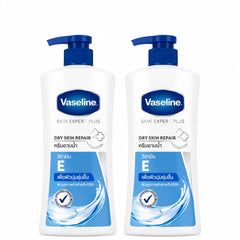 Vaseline Skin Expert Plus Dry Skin Repair Vitamin E Body Wash 400ml × 2 — product photograph