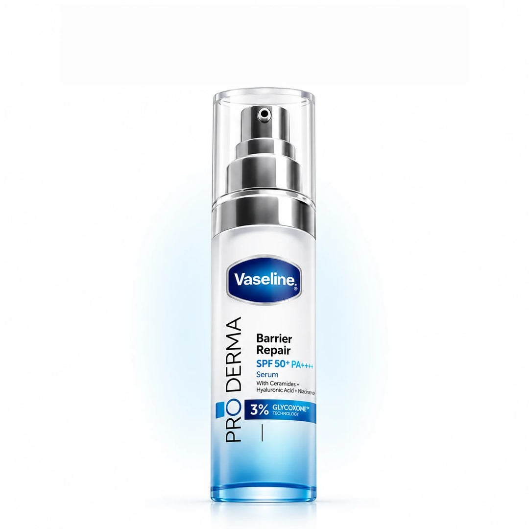Vaseline Pro Derma Barrier Repair Serum SPF50+ PA++++ 30 ml × 2 — product photograph