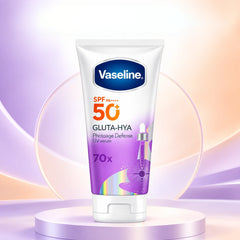 Vaseline Gluta-Hya Photoage Defense UV Serum SPF50+ PA++++ 260 ml × 2 — product photograph