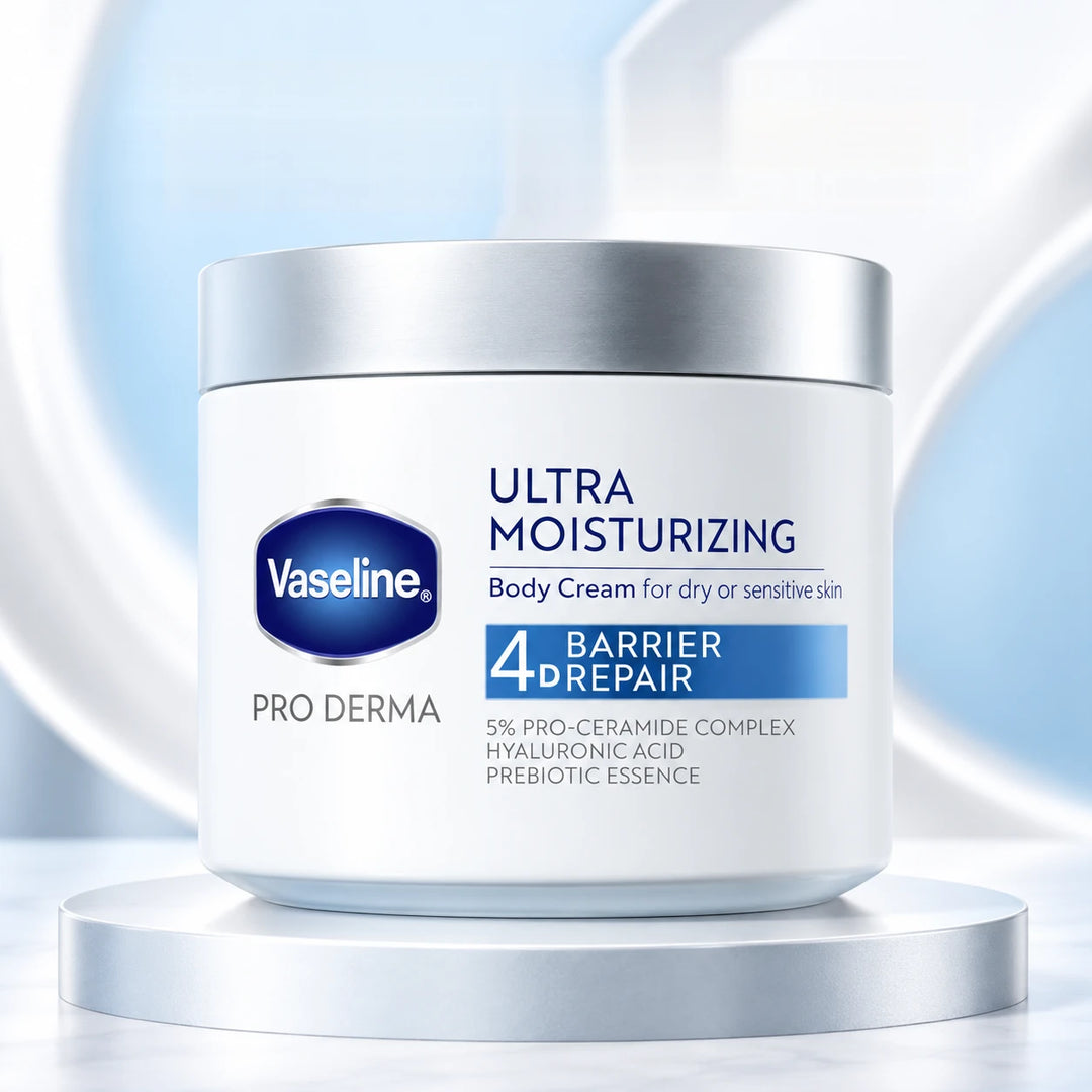 Vaseline Pro Derma Ultra Moisturizing Body Cream 4D Barrier Repair 360 g × 2 — product cover