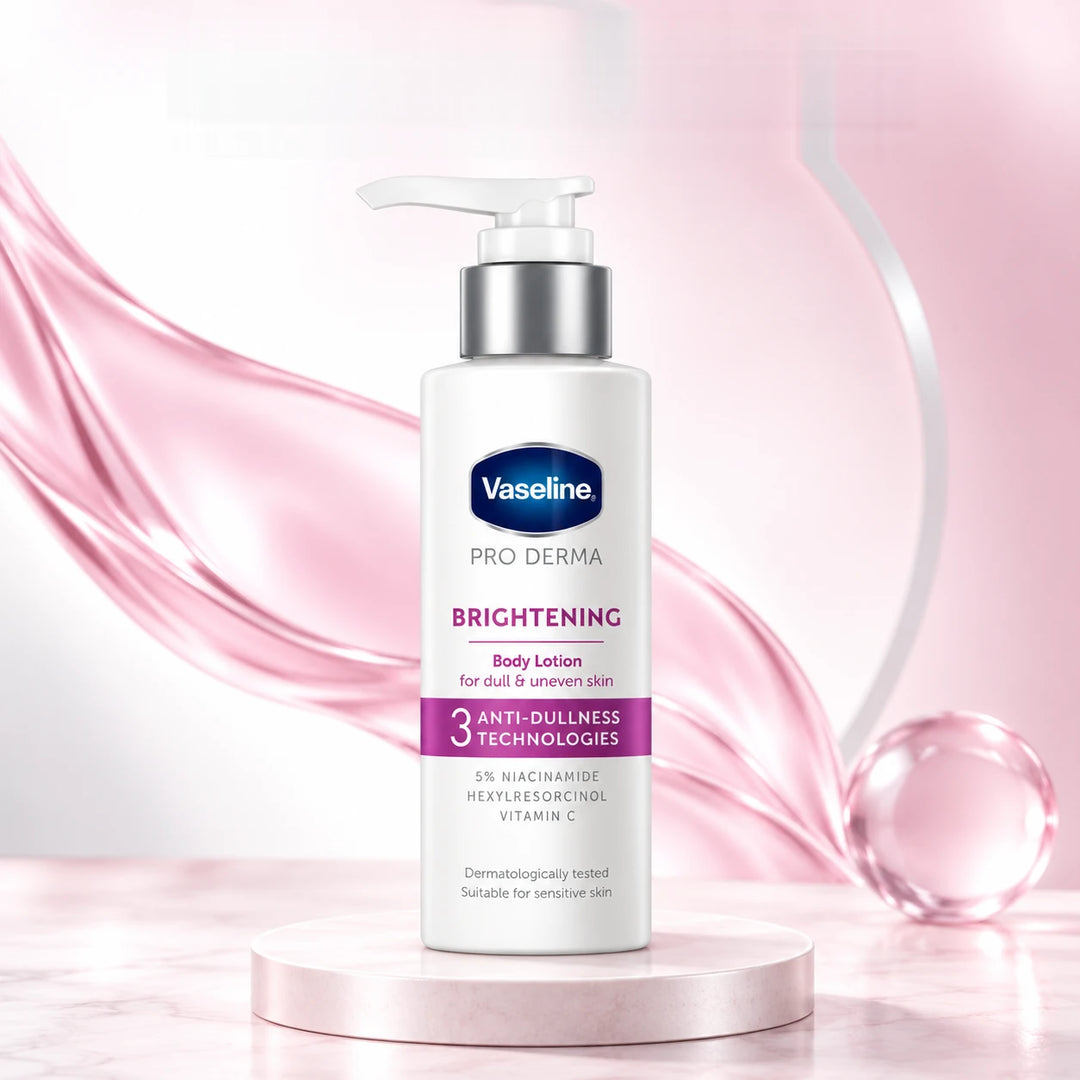 Vaseline Pro Derma Radiance Body Lotion 3 Anti-Dullness Technologies 70 ml × 2 — product view