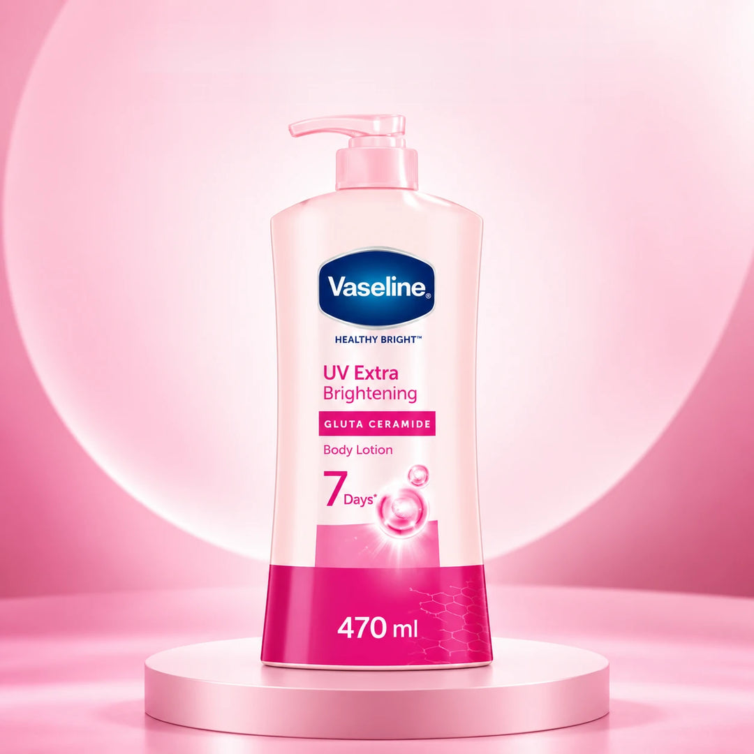 Vaseline Healthy Bright UV Extra Radiance Body Lotion – 470 ml × 2 — product photograph