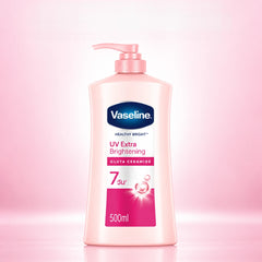 Vaseline Healthy Bright UV Extra Radiance Gluta Ceramide Body Lotion – 500 ml × 2 — product photograph