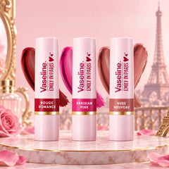 Vaseline Emily in Paris Tinted Lip Balm Set – 3 Shades × 3 g — product photograph