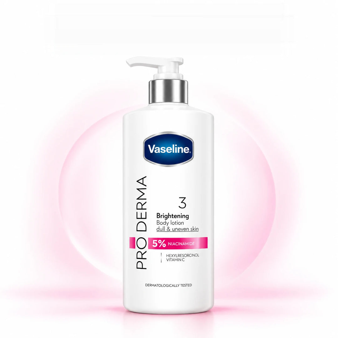 Vaseline Pro Derma 3 Radiance Body Lotion 465 ml × 2 — product photograph