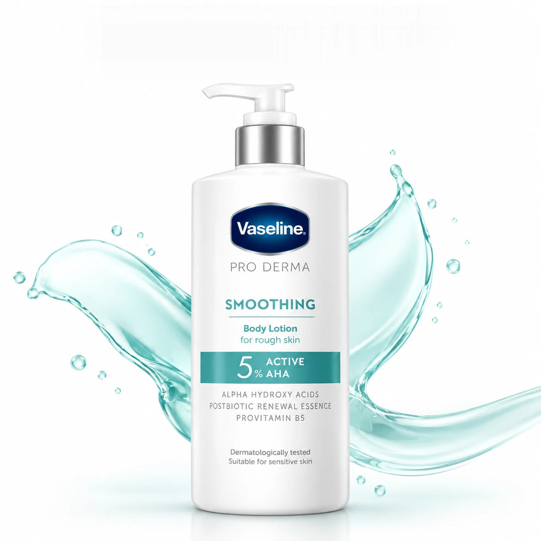 Vaseline Pro Derma Smoothing Body Lotion 465 ml × 2 — product photograph