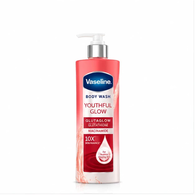 Vaseline GlutaGlow Youthful Glow Body Wash 425 ml × 2 — product photograph