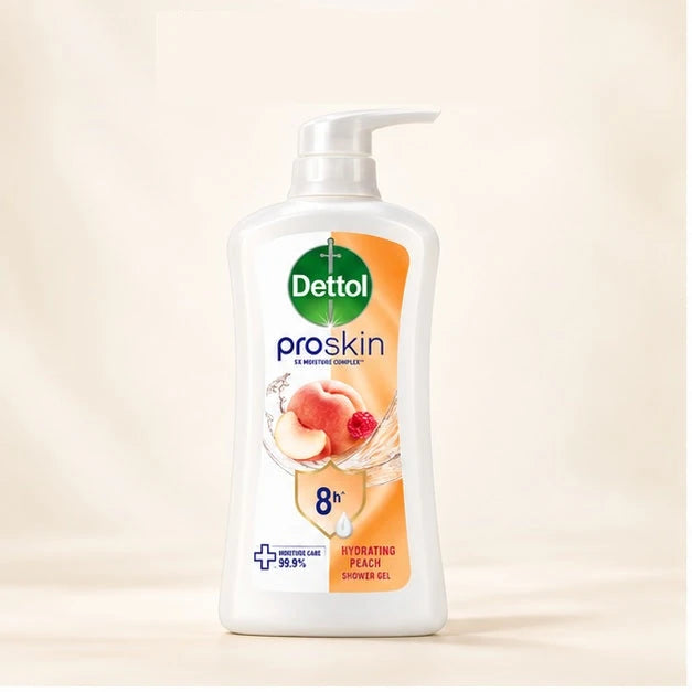 Dettol Proskin Hydrating Peach Shower Gel 450 g × 2 — product view