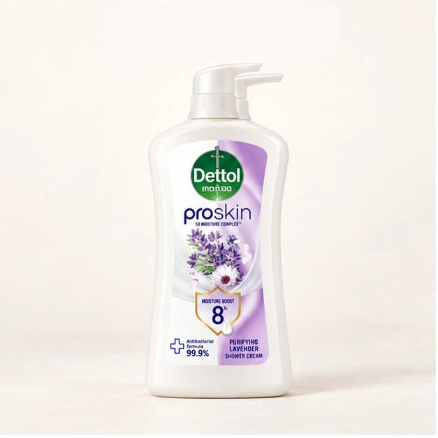 Dettol Proskin Purifying Lavender Shower Cream 450 g × 2 — product view