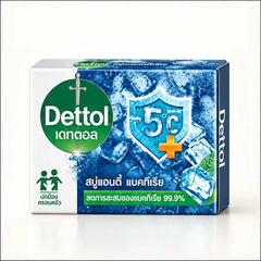 Dettol Icy Crushed Antibacterial Bar Soap 65 g — 4, 8 or 12 Bars — product photograph