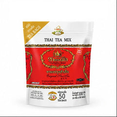 ChaTraMue Original Thai Tea — 50 Tea Bags — 2, 4 or 6 Pouches — product view