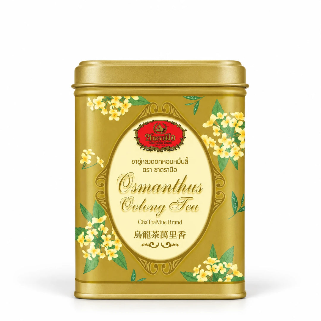 ChaTraMue Osmanthus Oolong Tea 200g Metal Tin — product view