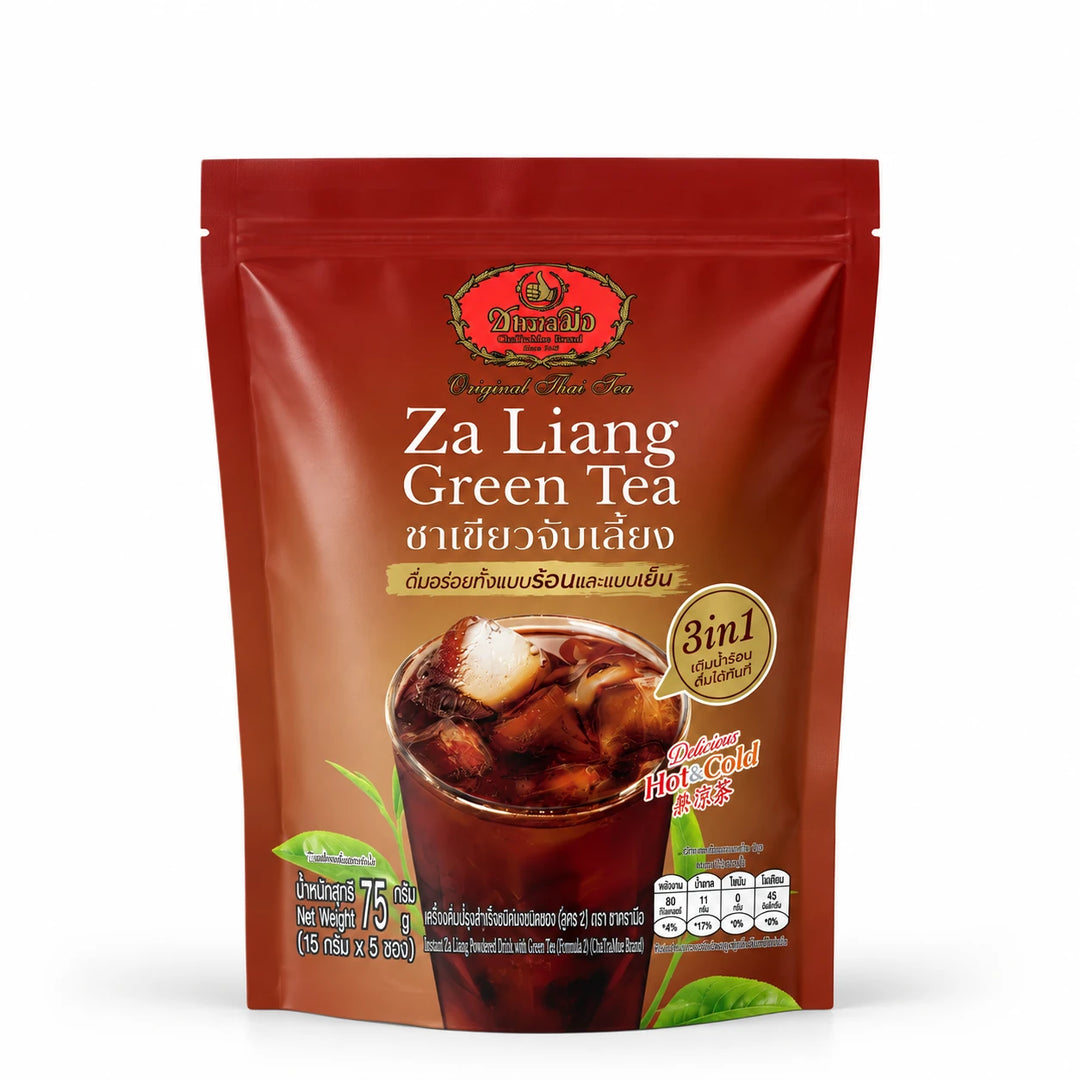 ChaTraMue Za Liang Green Tea 3-in-1 75g — product view