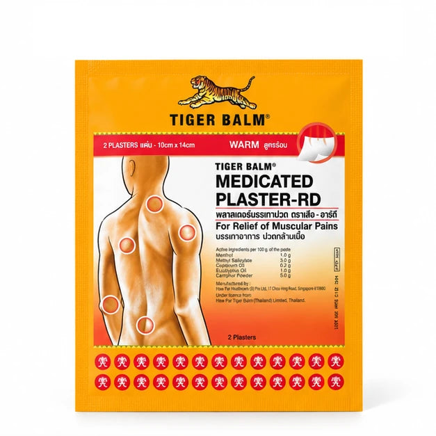 Tiger Balm Herbal Plaster-RD Warm 10 × 14cm — product image