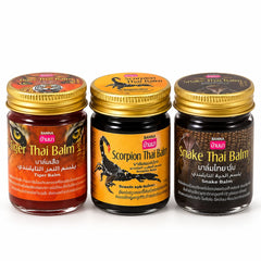 Banna Thai Balm Discovery Set – Tiger, Snake & Scorpion 50g — product view