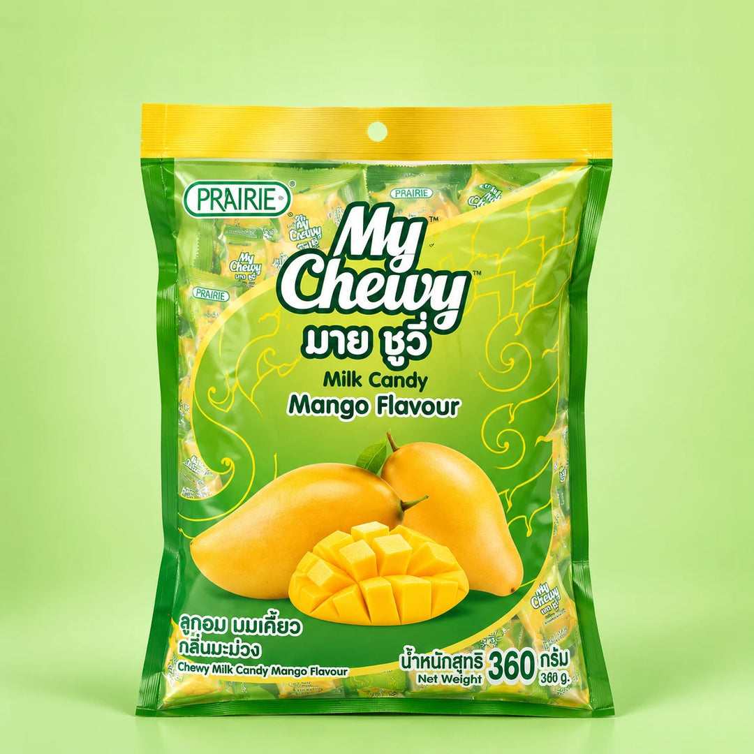 Prairie My Chewy Milk Candy Mango 360g – Multipack — product view