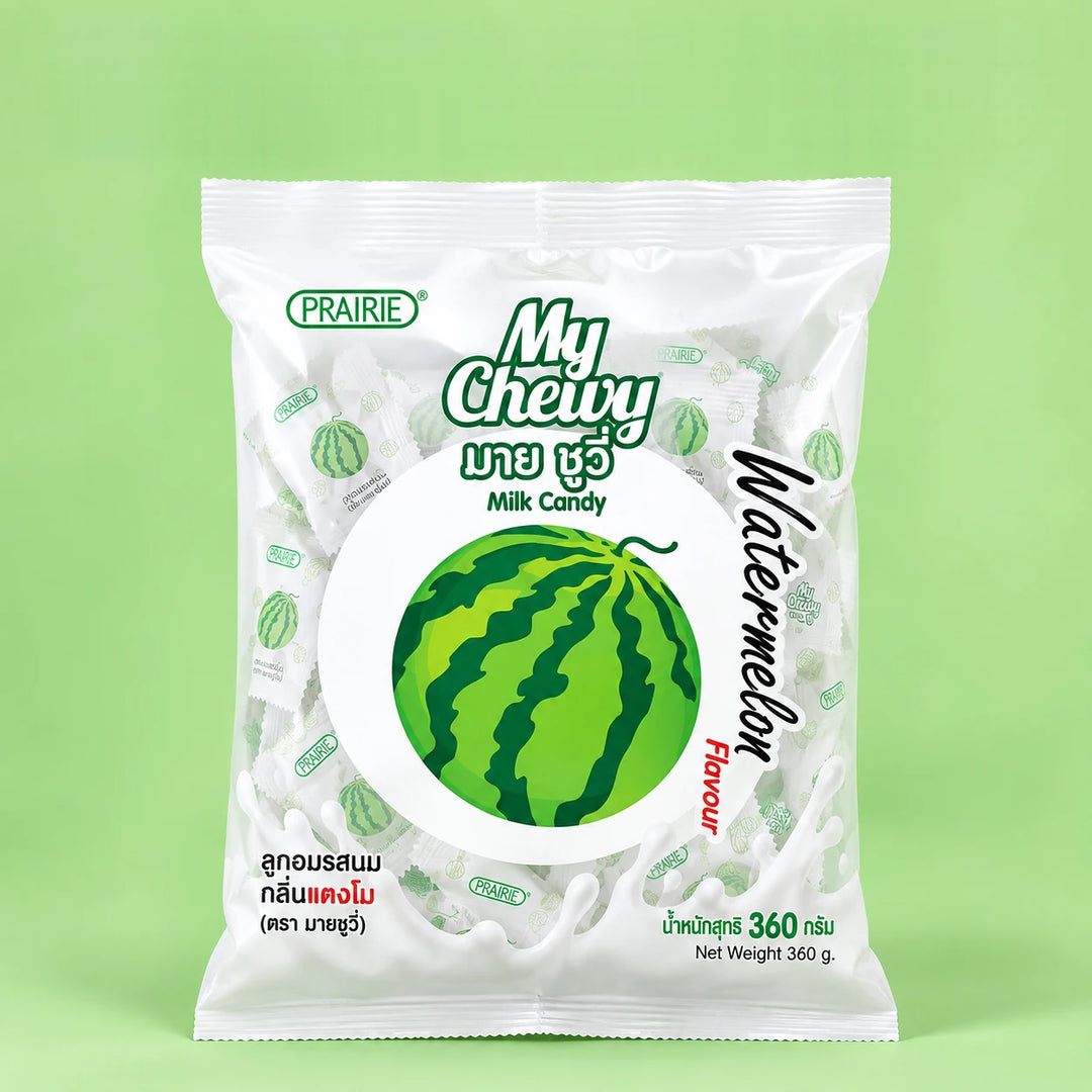 Prairie My Chewy Milk Candy Watermelon 360g – Multipack — product view