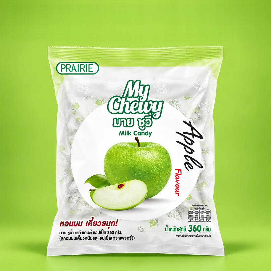 Prairie My Chewy Milk Candy Apple 360g – Multipack — product view