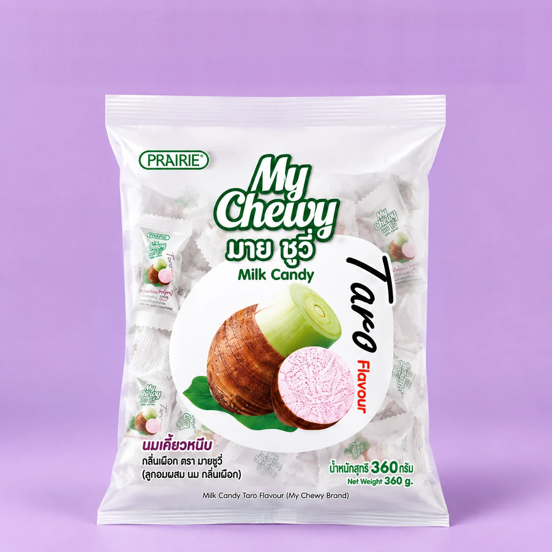 Prairie My Chewy Milk Candy Taro 360g – Multipack — product view