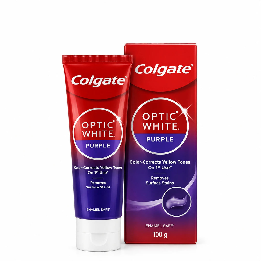 Colgate Optic White Purple Toothpaste 100g – Multipack — product view