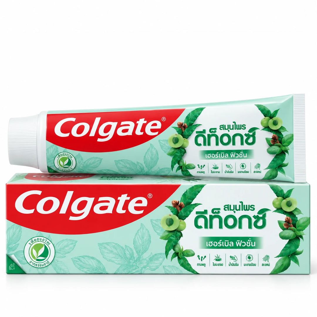 Colgate Panjaved Herbal Detox Toothpaste 120g – Multipack — product view