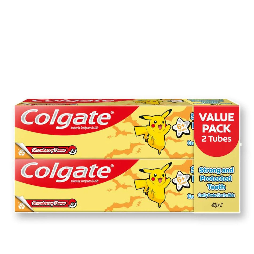 Colgate Kids Pokémon Strawberry Toothpaste 40g – Multipack — product view