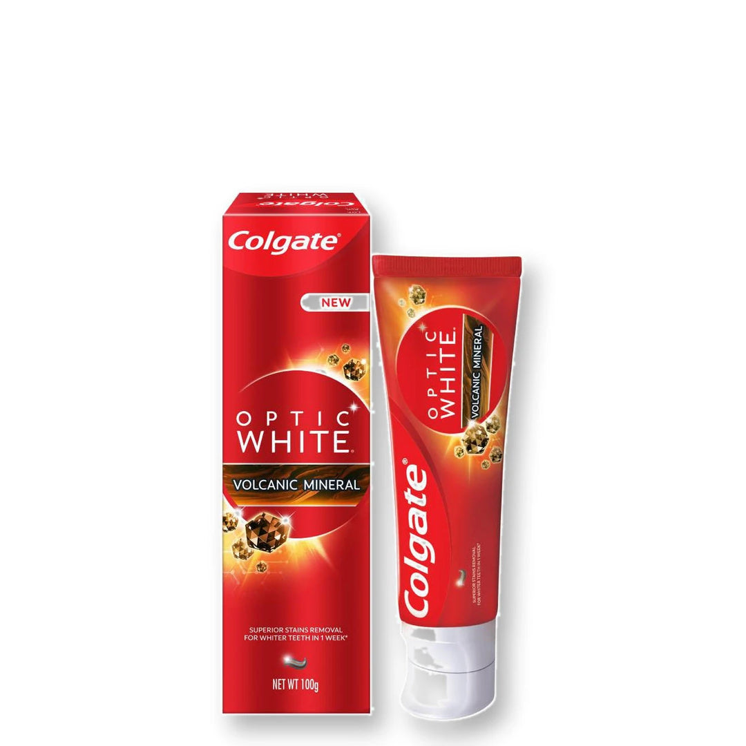 Colgate Optic White Volcanic Mineral Toothpaste 100g – Multipack — product view