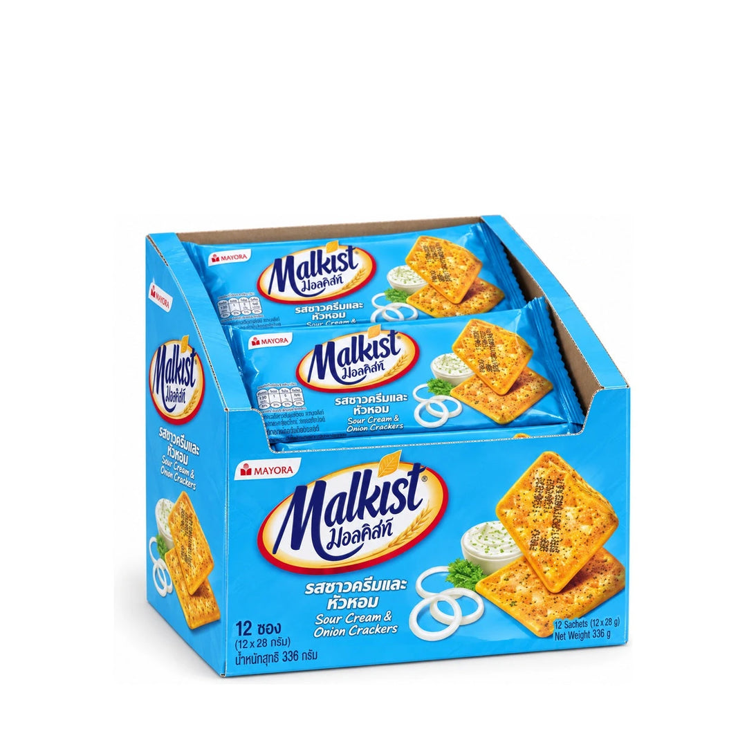 Malkist Sour Cream & Onion Crackers 336g – Multipack — product view