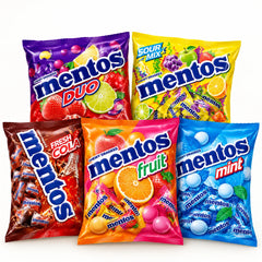 Mentos 5-Flavor Mixed Candy Bag Set – 5 Bags — product view