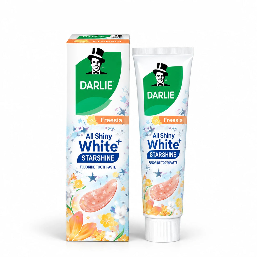 Darlie All Shiny White Starshine Freesia Toothpaste 120g — product view