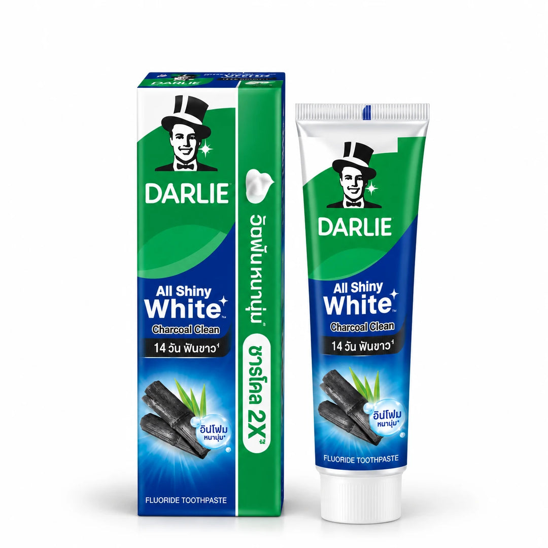 Darlie All Shiny White Charcoal Clean Toothpaste 140g — product view