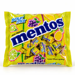 Mentos Sour Mix Candy Bags – 100 Pieces — product view