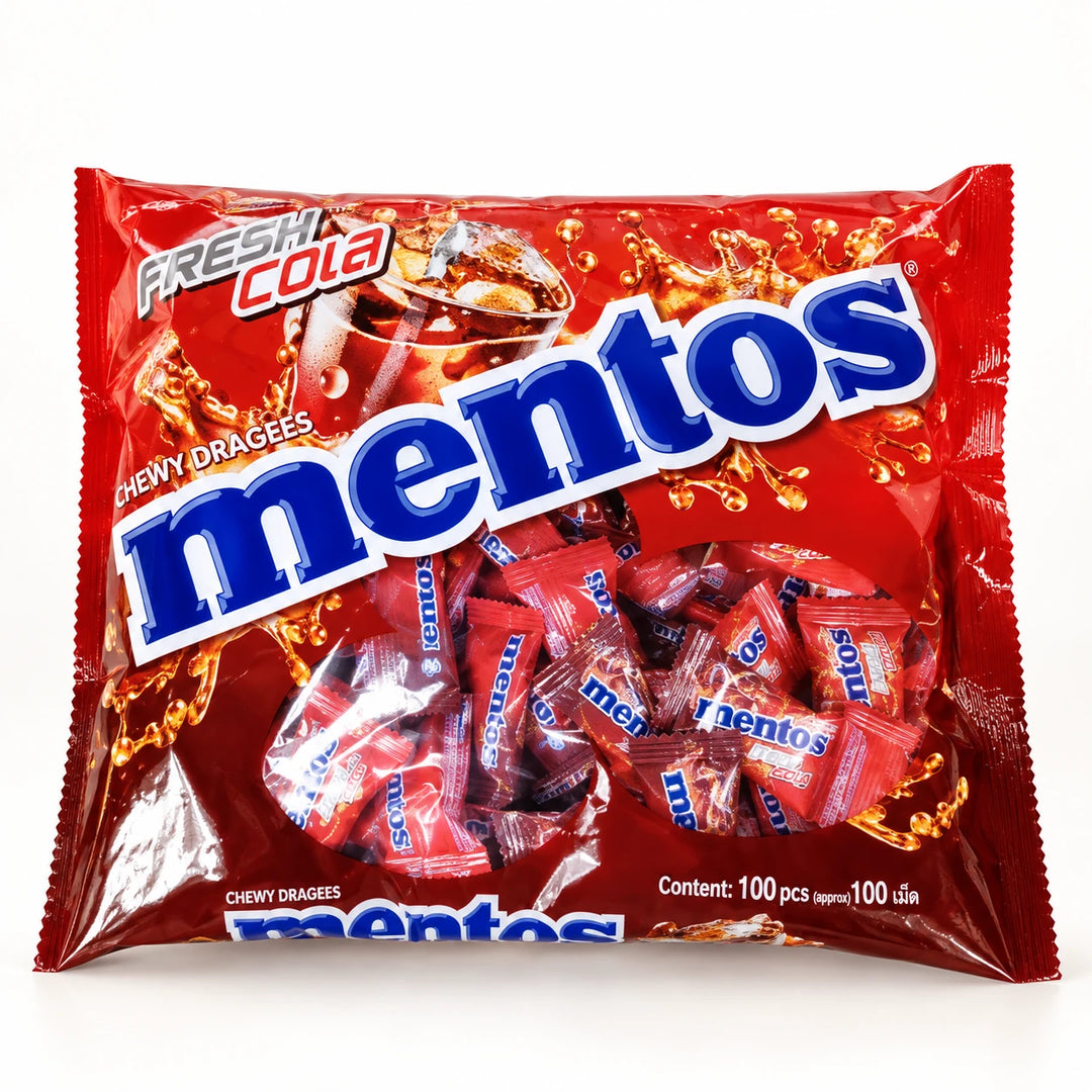 Mentos Fresh Cola Candy Bags – 100 Pieces — product view