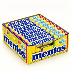 Mentos Sour Mix Rolls Display Box – 24 × 37g — product view