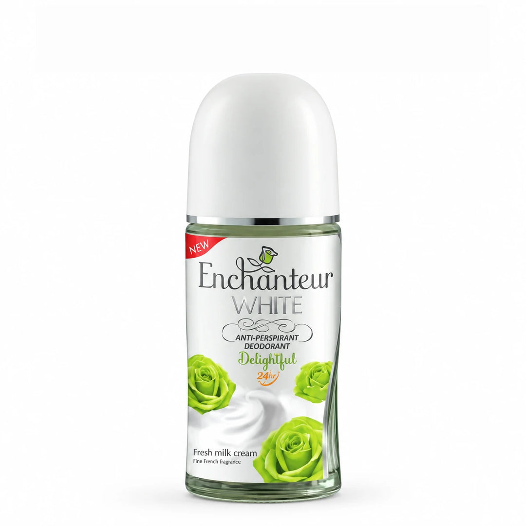 Enchanteur White Anti-Perspirant Delightful Roll-On 50 ml — product view