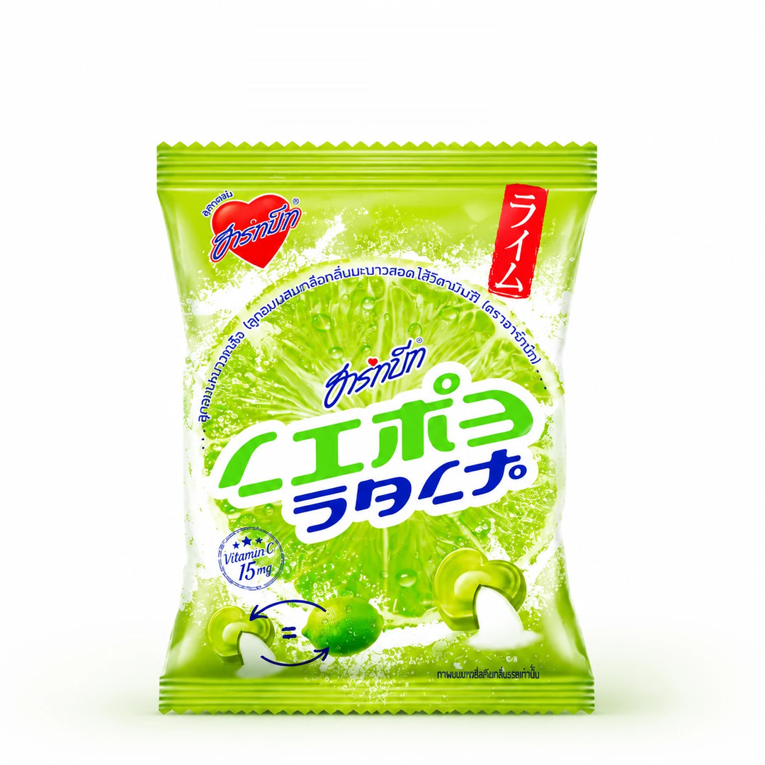 Hartbeat Lime Salt Candy – 10 × 100 g (25 Candies per Bag) — product cover