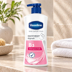 Vaseline Skin Expert Plus Dry Skin Repair Vitamin E Body Wash 400ml × 2 — product lifestyle view