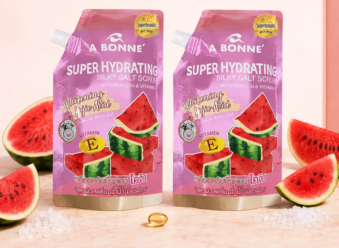 A BONNE Watermelon & Vitamin E Silky Salt Scrub – 350 g per unit — additional product view