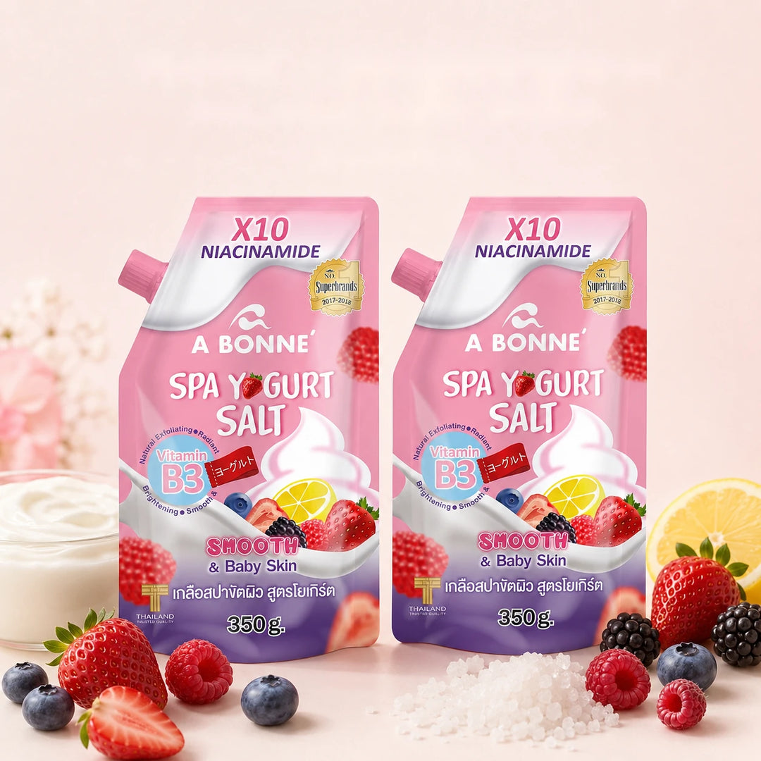 A BONNE Spa Yogurt Salt with Niacinamide & Vitamin B3 – 350 g per unit — additional product view